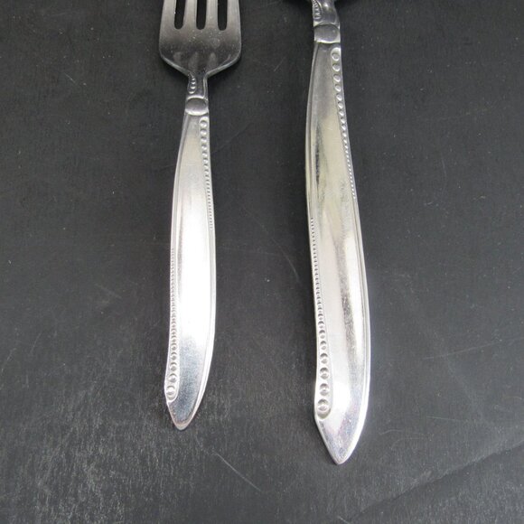 AIRMACK AMK8 Beaded Stainless Flatware Solingen-Germany 5 Replacement Pieces - Picture 5 of 7